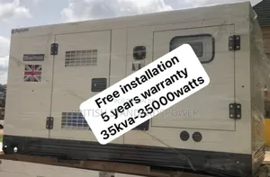 Power Output 35kva Silent Diesel Generator