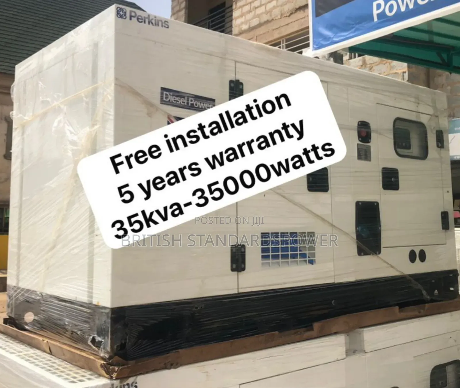 Dual Purpose 35kva Silent Diesel Generator
