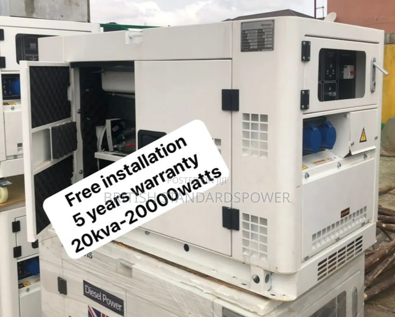 Full Copper Construction 30kva Silent Diesel Genset