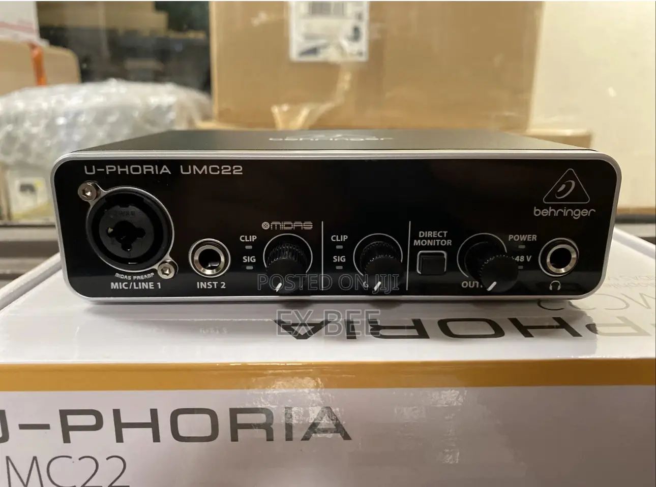 Behringer Uphoria Umc22 Audio Interface *New*
