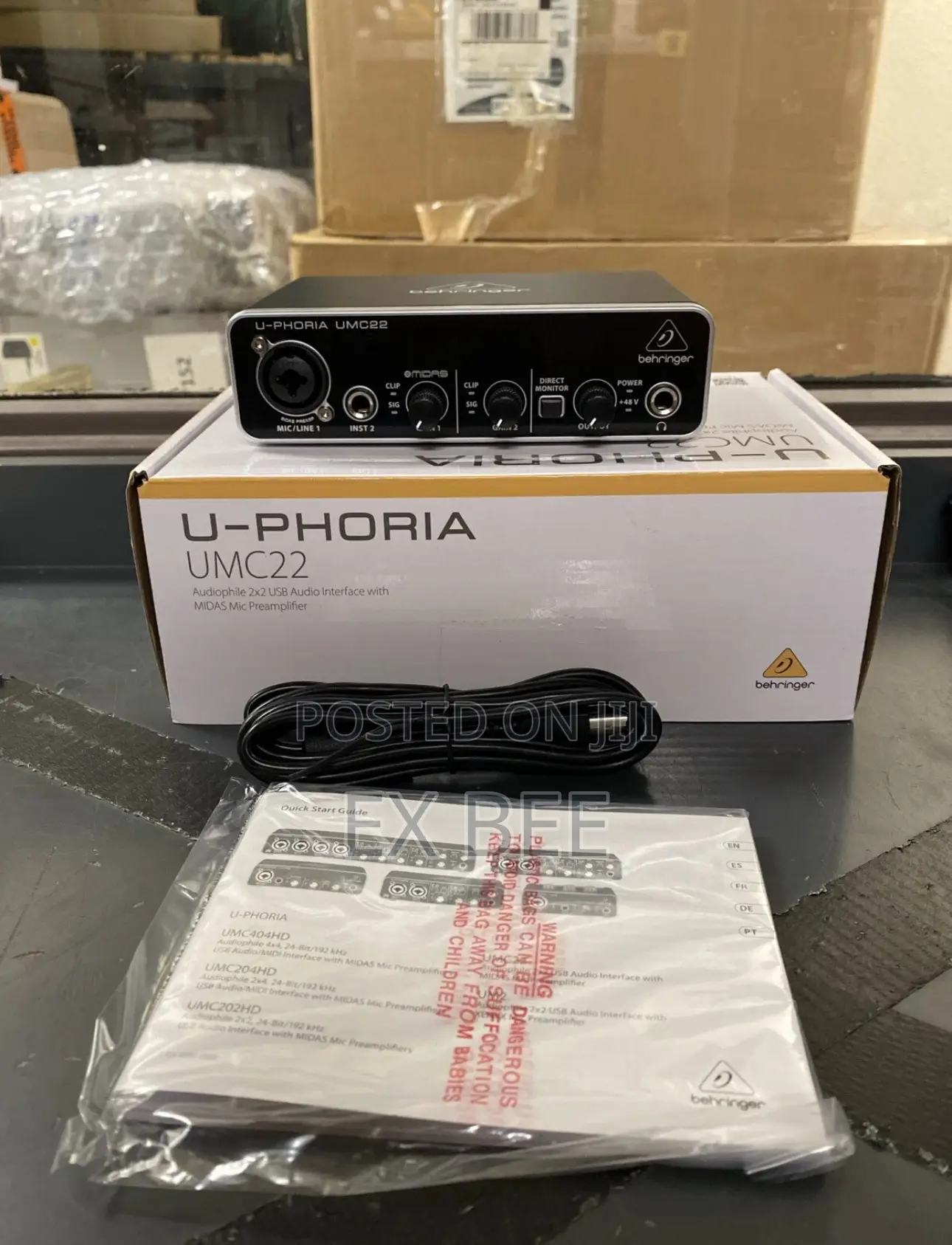 Behringer Uphoria Umc22 Audio Interface *New*