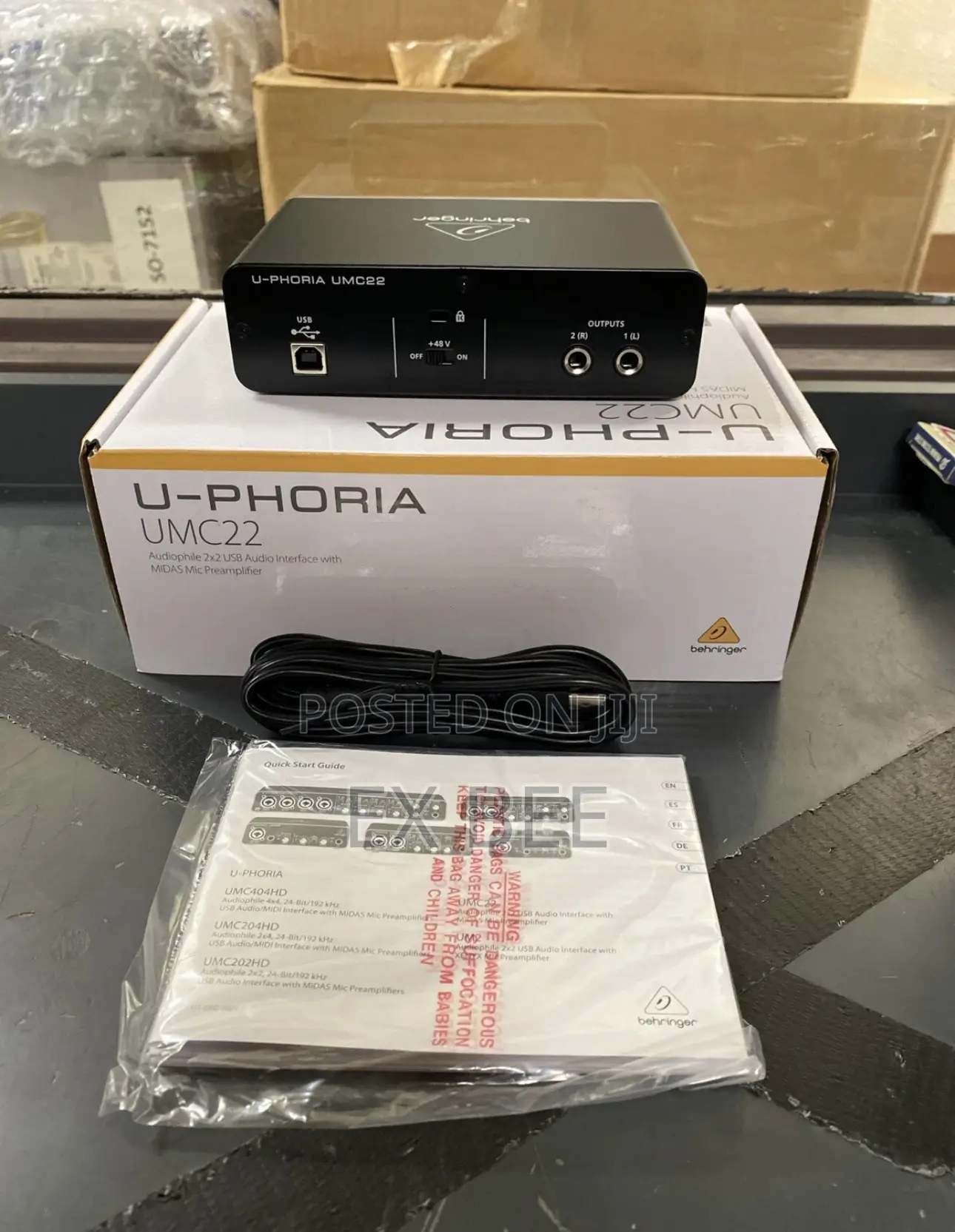 Behringer Uphoria Umc22 Audio Interface *New*