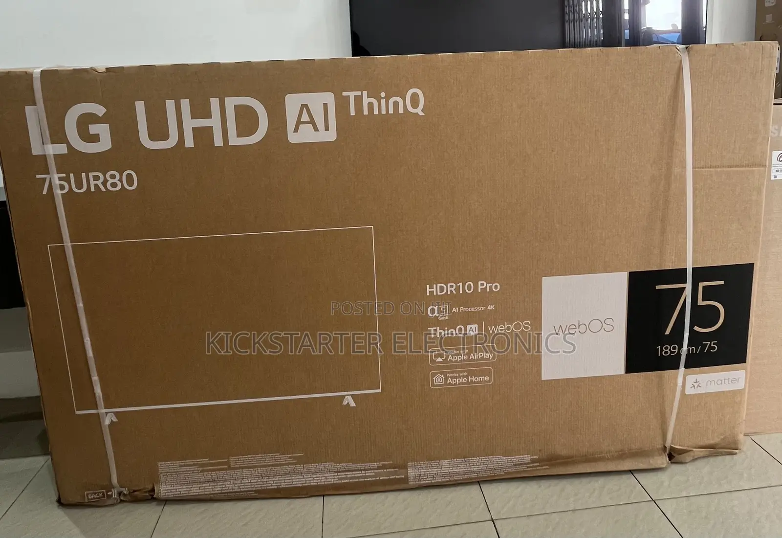 Lg 75’’ Uhd Smart Tv Ai Thinq
