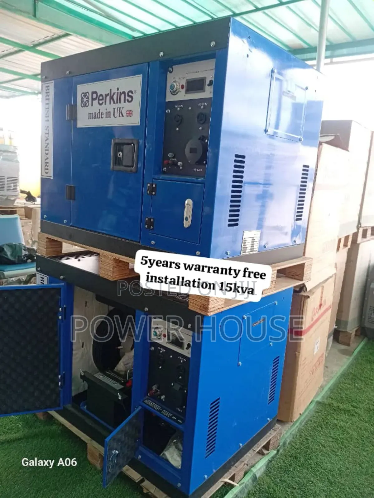 Alpha Shield Power 15kva 16500watts Diesel Perkins Generator