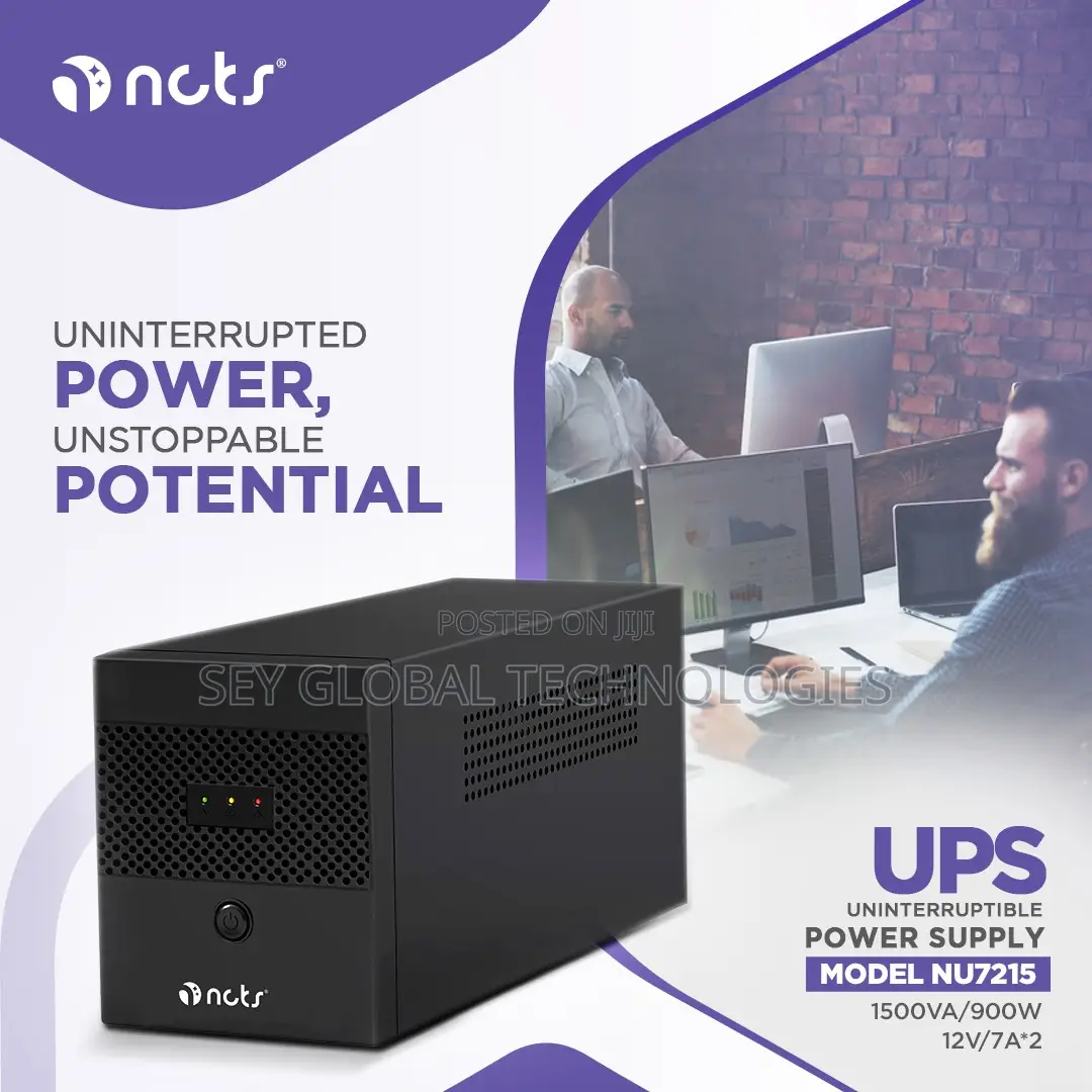 NCTS Uninterruptible Power Supply (Ups) 1500va - 900w