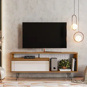 Modern Tv Stand With Door 60"