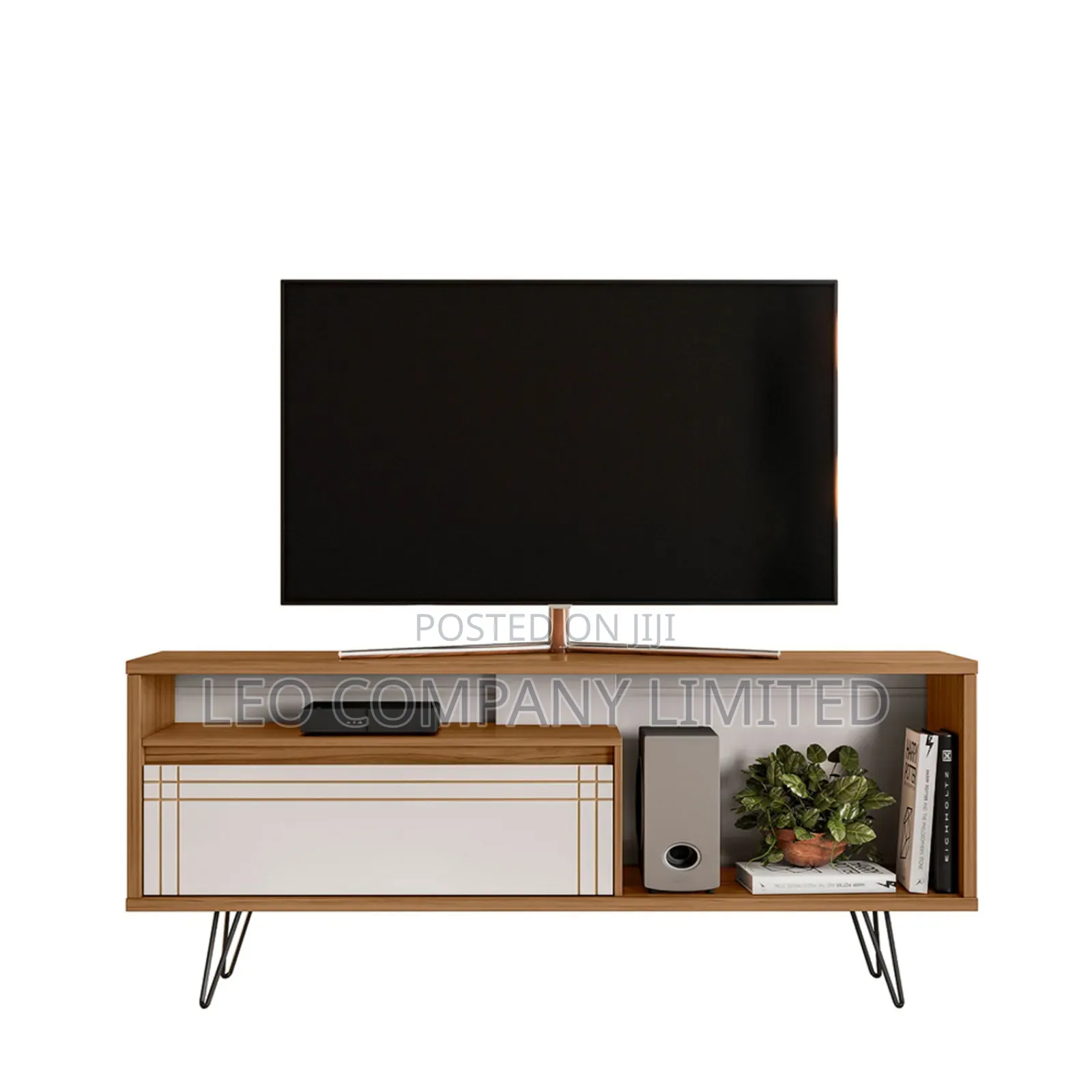 Modern Tv Stand With Door 60"