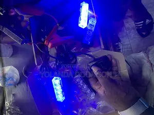 V8 and Police Light Warning and Grill  Light