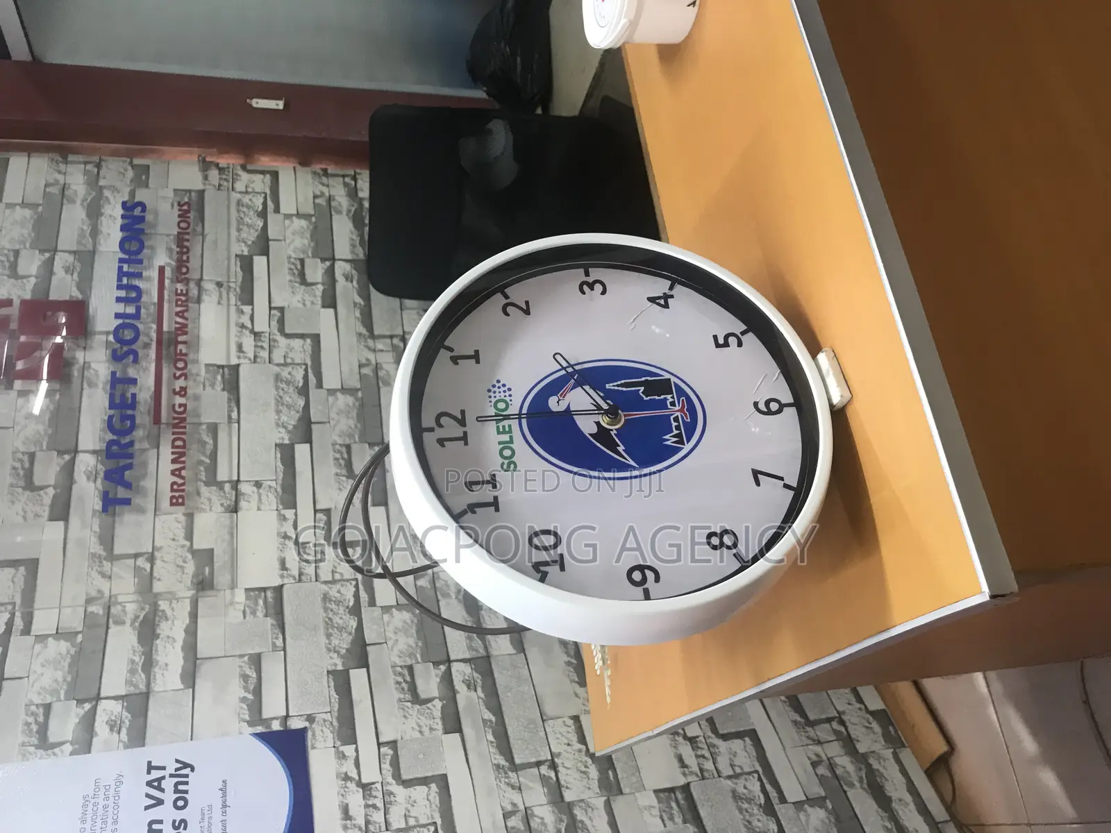Clock. Branded and Unbranded