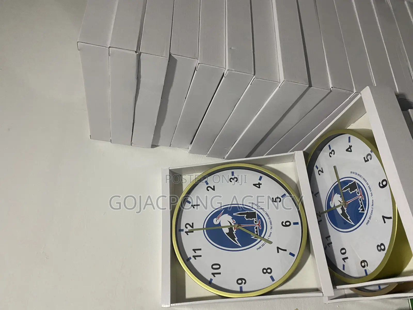 Clock. Branded and Unbranded
