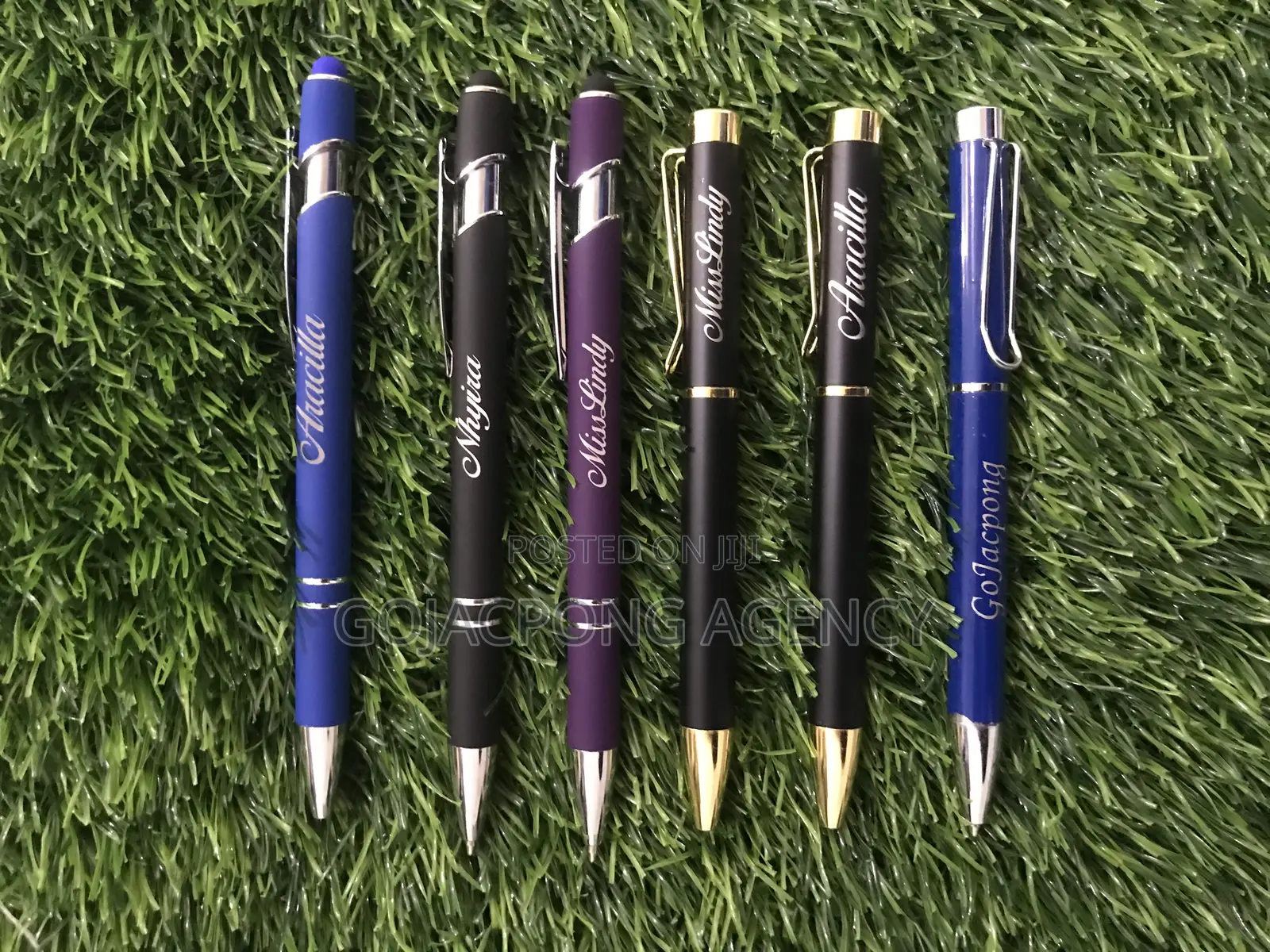 Pens and Case ( Branded Metal, Bamboo, Plastic)
