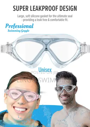 Adult Swimming Goggles – Bigger Frame, Better Comfort