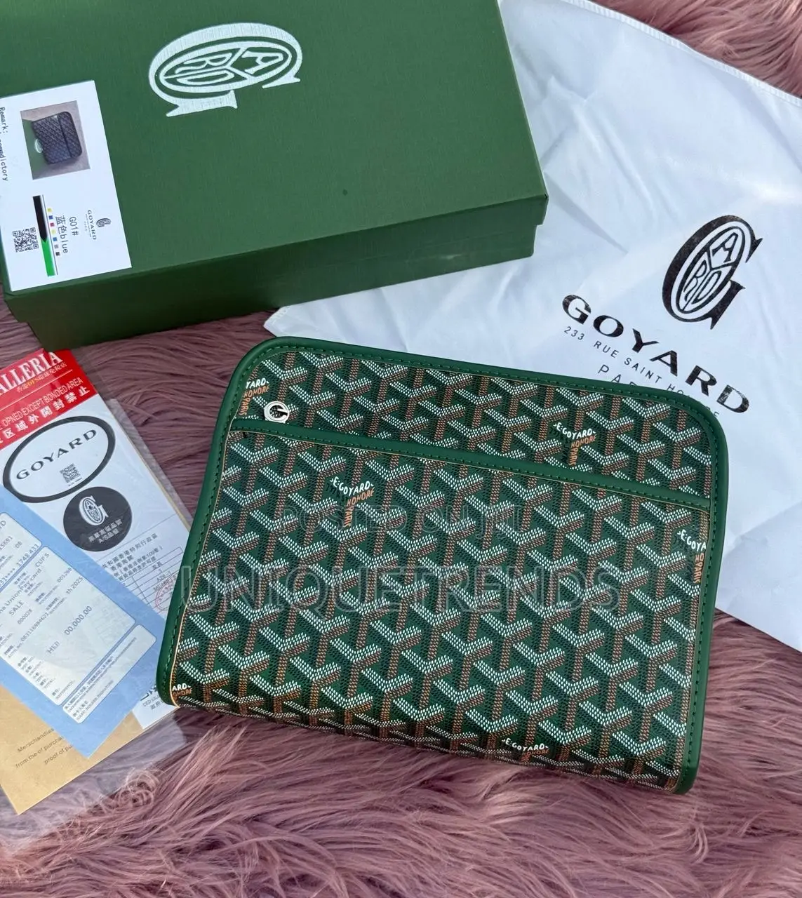 Quality Goyard Leather Clutch Bags