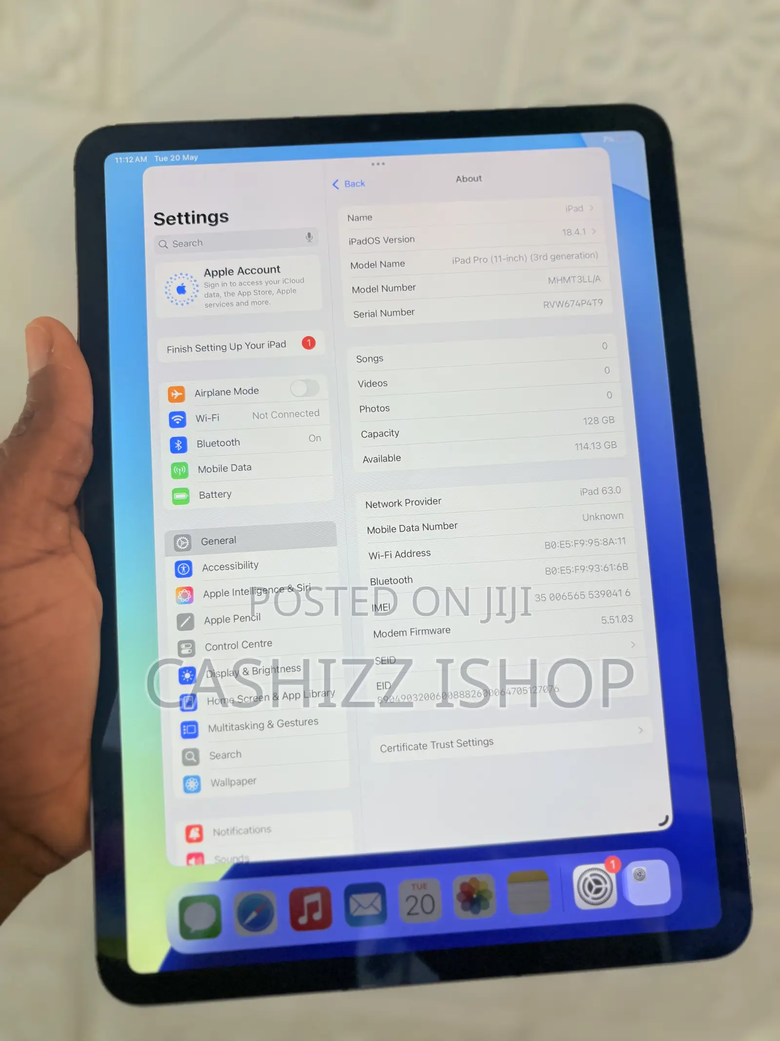 Apple iPad Pro 11 (2021) 128 GB Gray