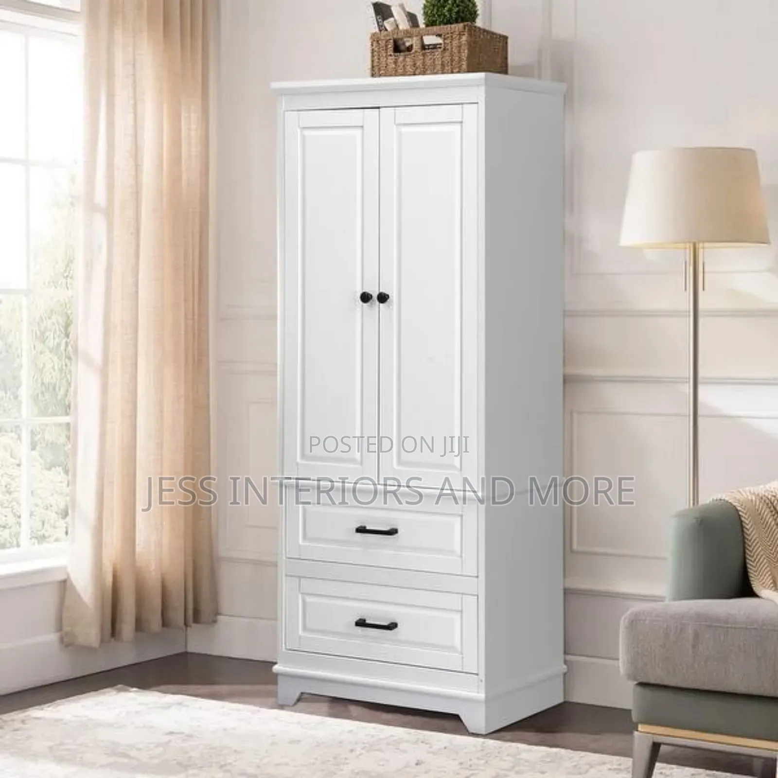 Freestanding Bathroom Cabinet With 2 Drawers