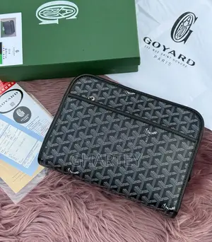 Goyard Canvas Multipurpose Hand Bag or Pouch - Black