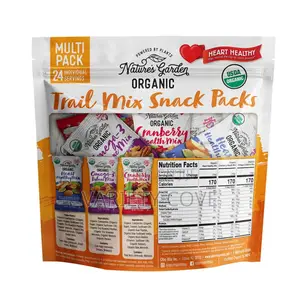 Nature’S Garden Organic Trial Mix Snack Pack Mixed Muts