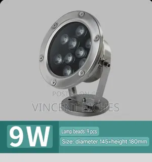 9w RGB Waterproof Fountain Lights