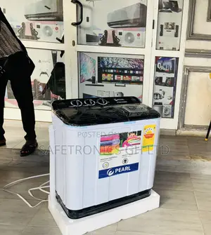 Perfect Twintub Pearl 10kg Semiauto White Washer