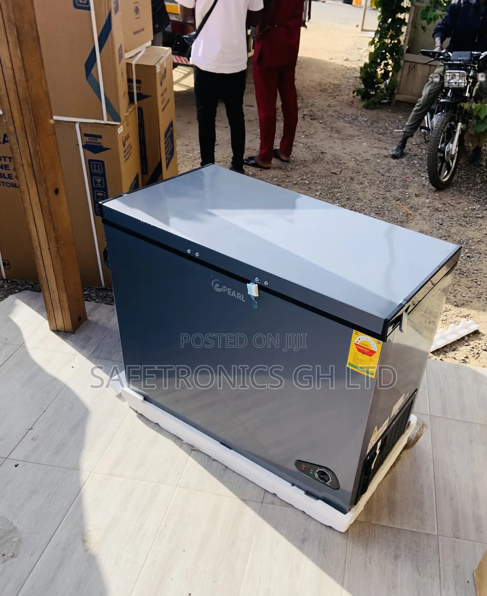 Order 250 Liters Dark Grey Singledoor Accurate Freezer Pearl