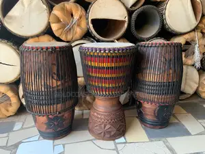 Kpalogo 3 Set With Djembe (Cow Skin)