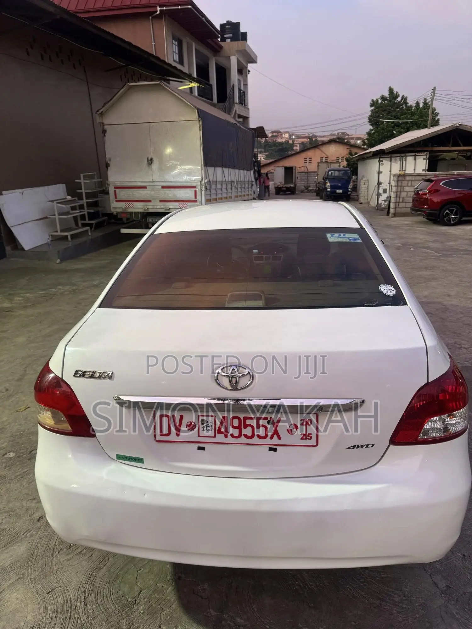 Toyota Belta 2010 White