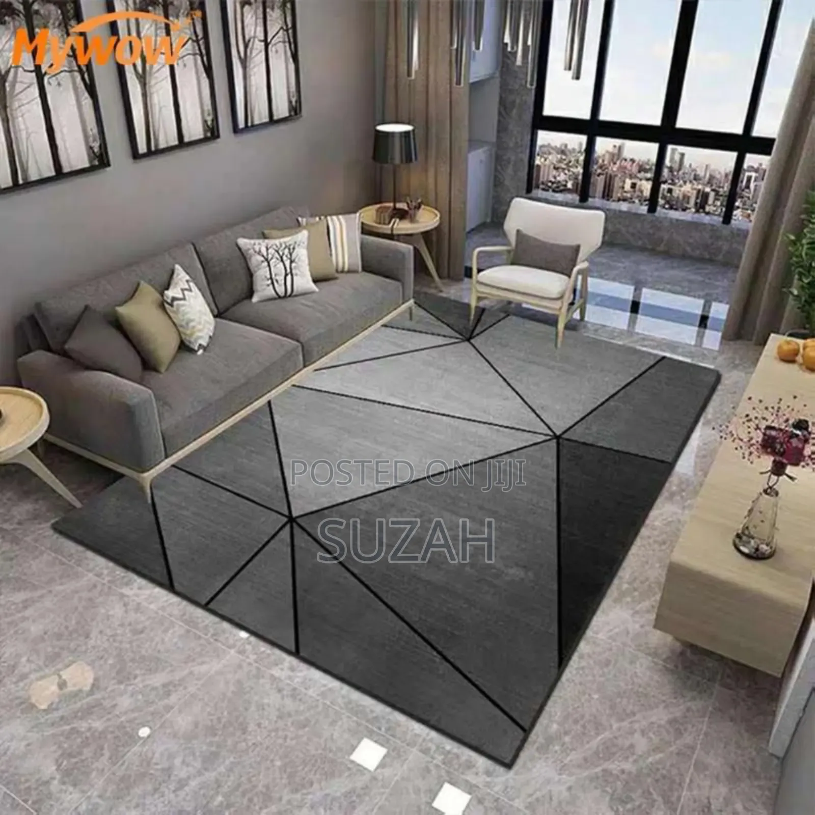 Spiderweb - Like Center Carpet