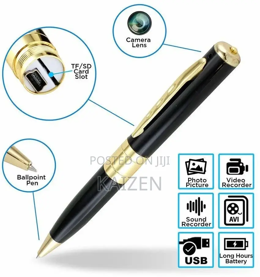Pen Spy Camera With Memory Card