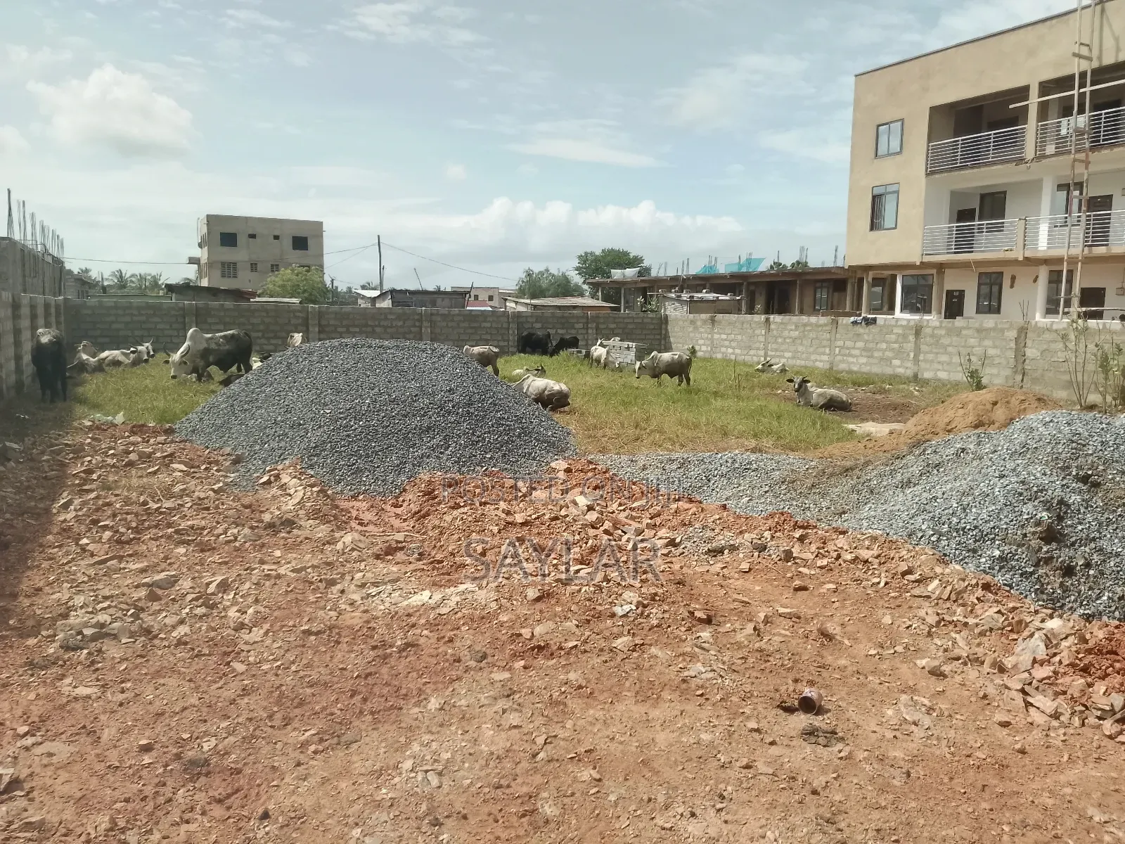 Complete Fenced Full Size Land for Sale Tema West Klagon