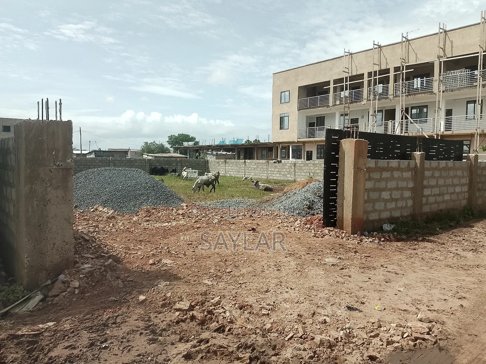 Complete Fenced Full Size Land for Sale Tema West Klagon