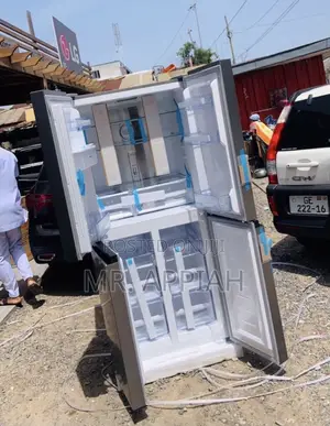 Beautiful Made Pearl Pf -613md Side by Side 4 Door Fridge.