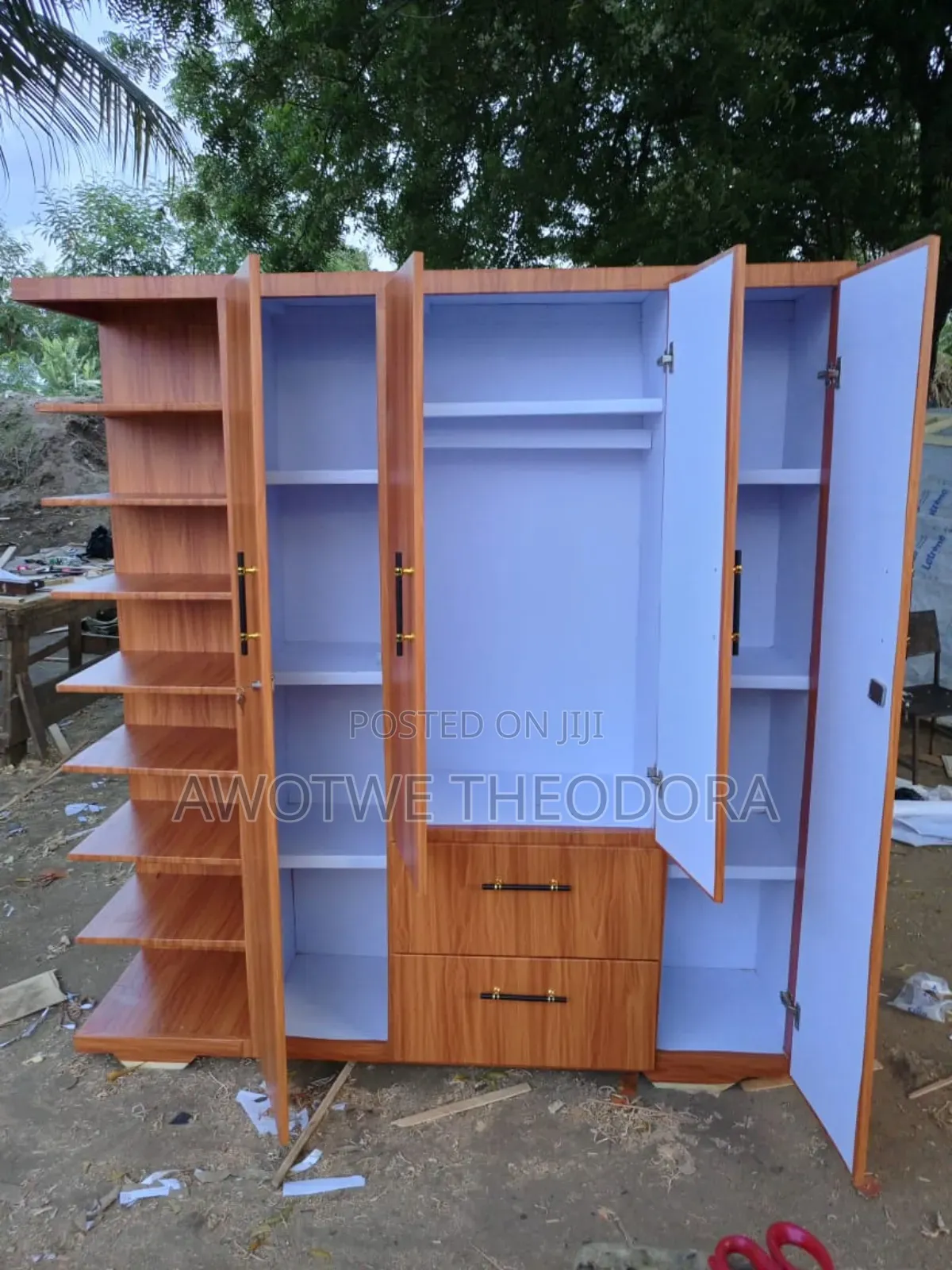 Quality 4in1 Wardrobe N Shoerack ( Payment After )