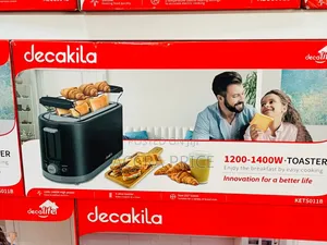 Decakila Toaster 1200- 1400w Makes Breakfast Easier