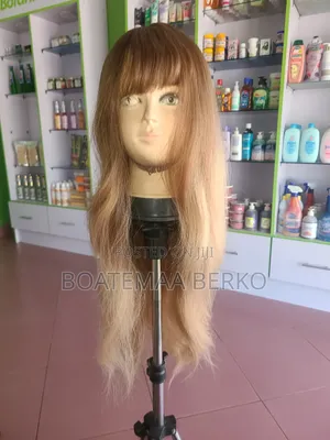 Brown Blonde French Cut Wig