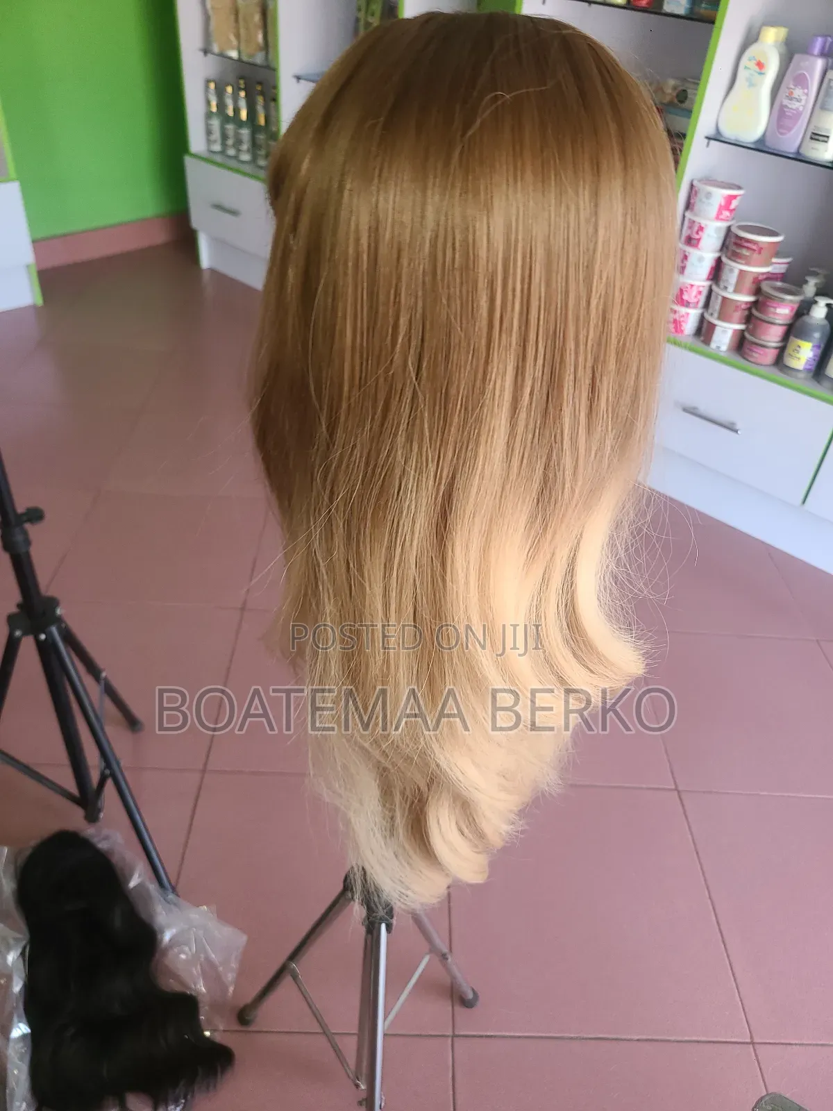 Brown Blonde French Cut Wig