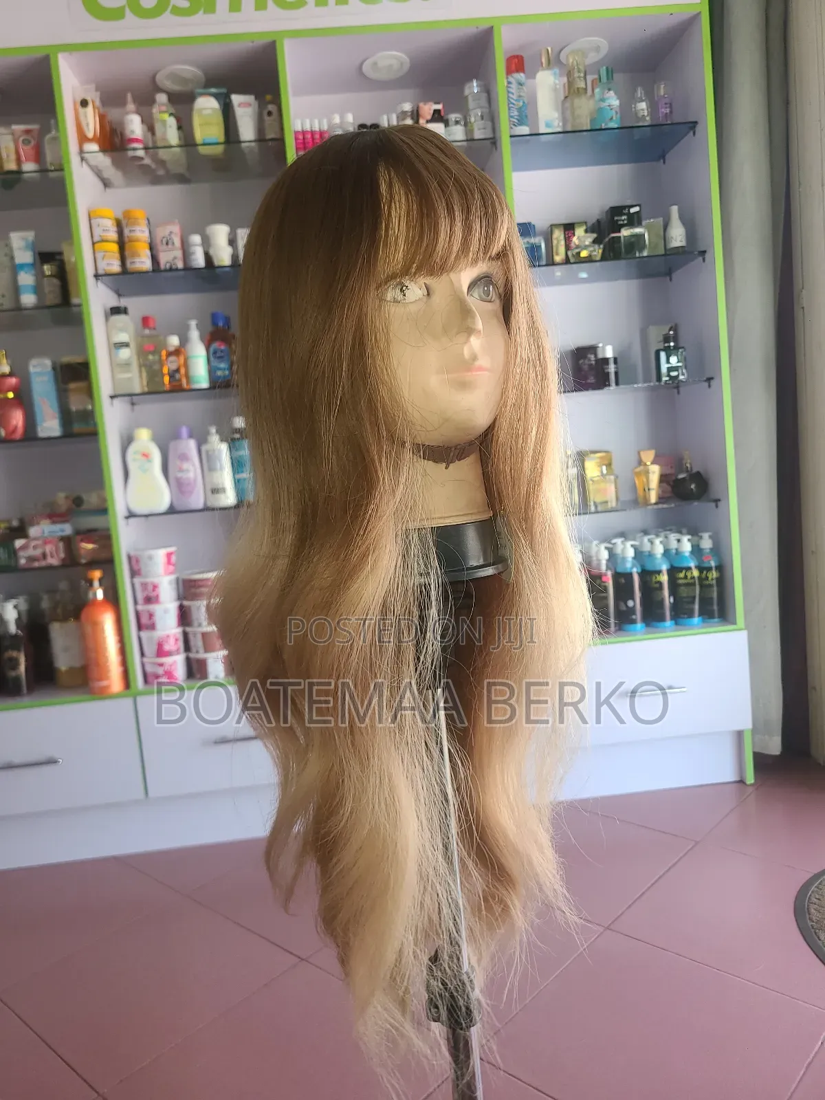 Brown Blonde French Cut Wig