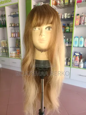 Brown Blonde French Cut Wig