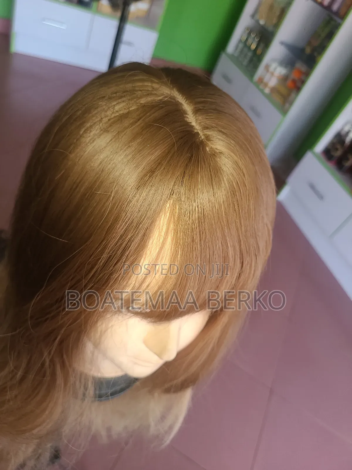 Brown Blonde French Cut Wig