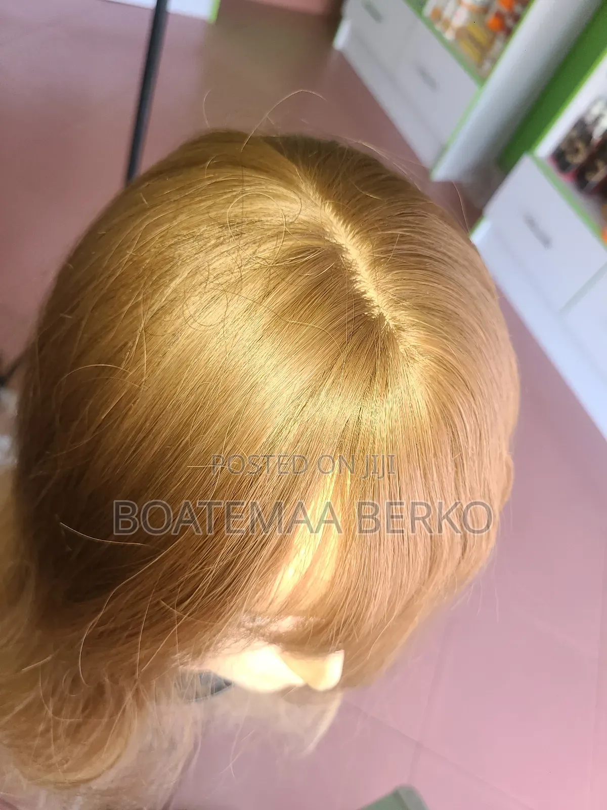 Brown Blonde French Cut Wig