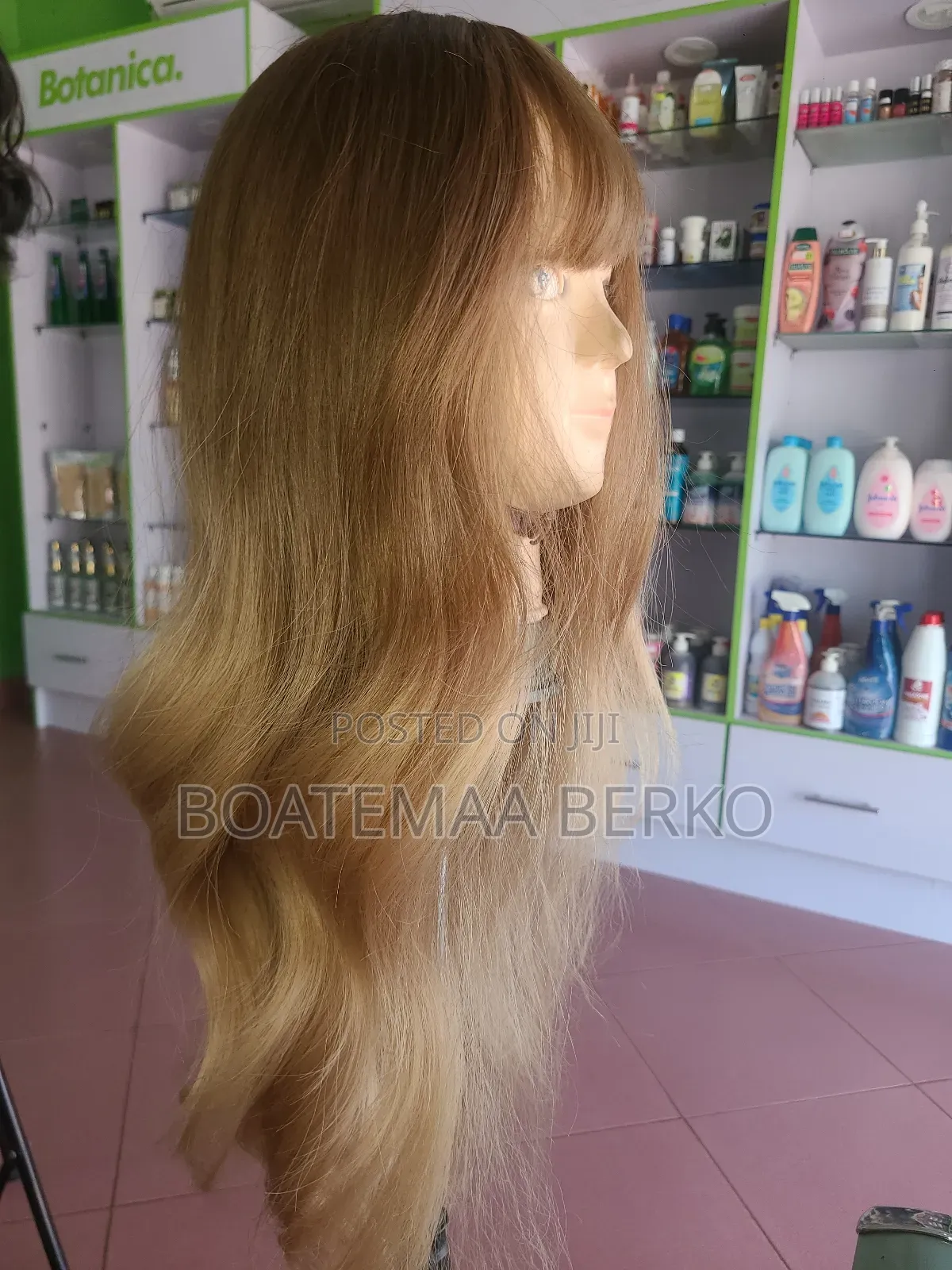 Brown Blonde French Cut Wig