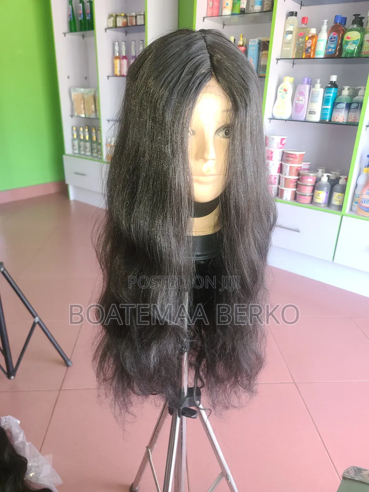 Long Black Wavy Hair