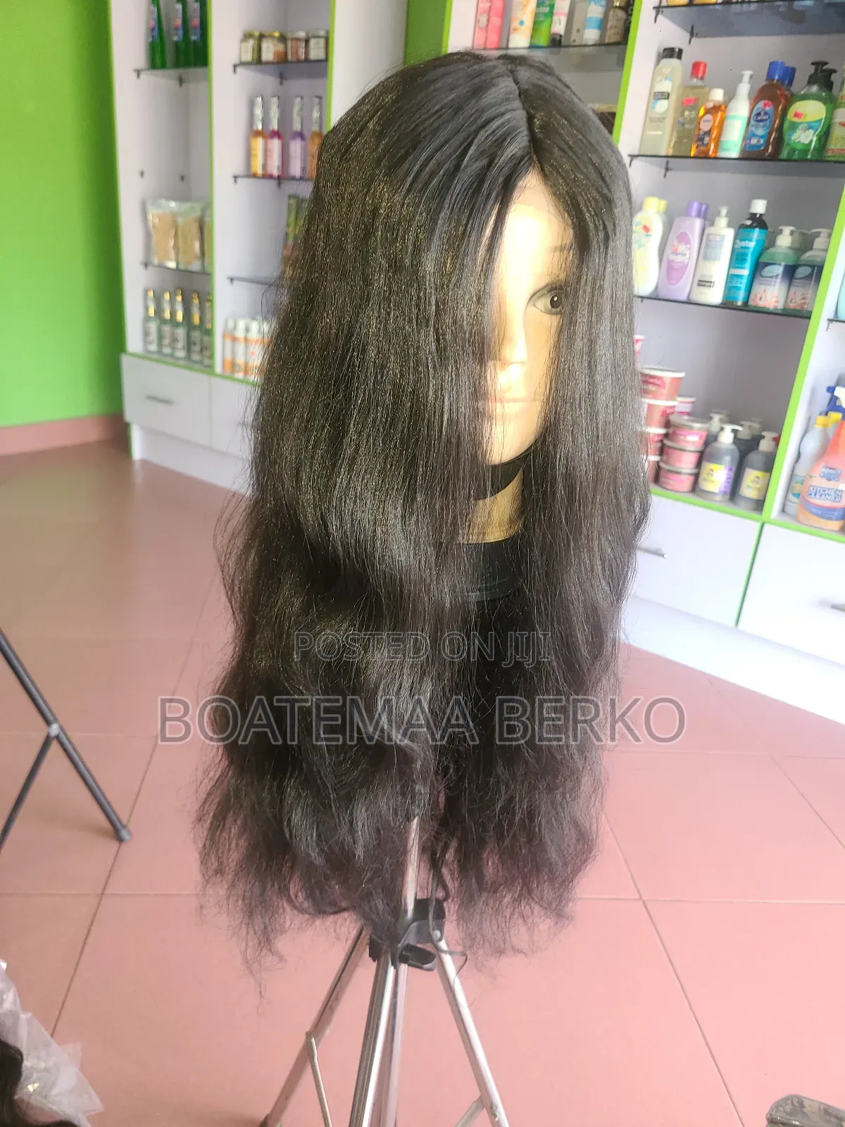 Long Black Wavy Hair