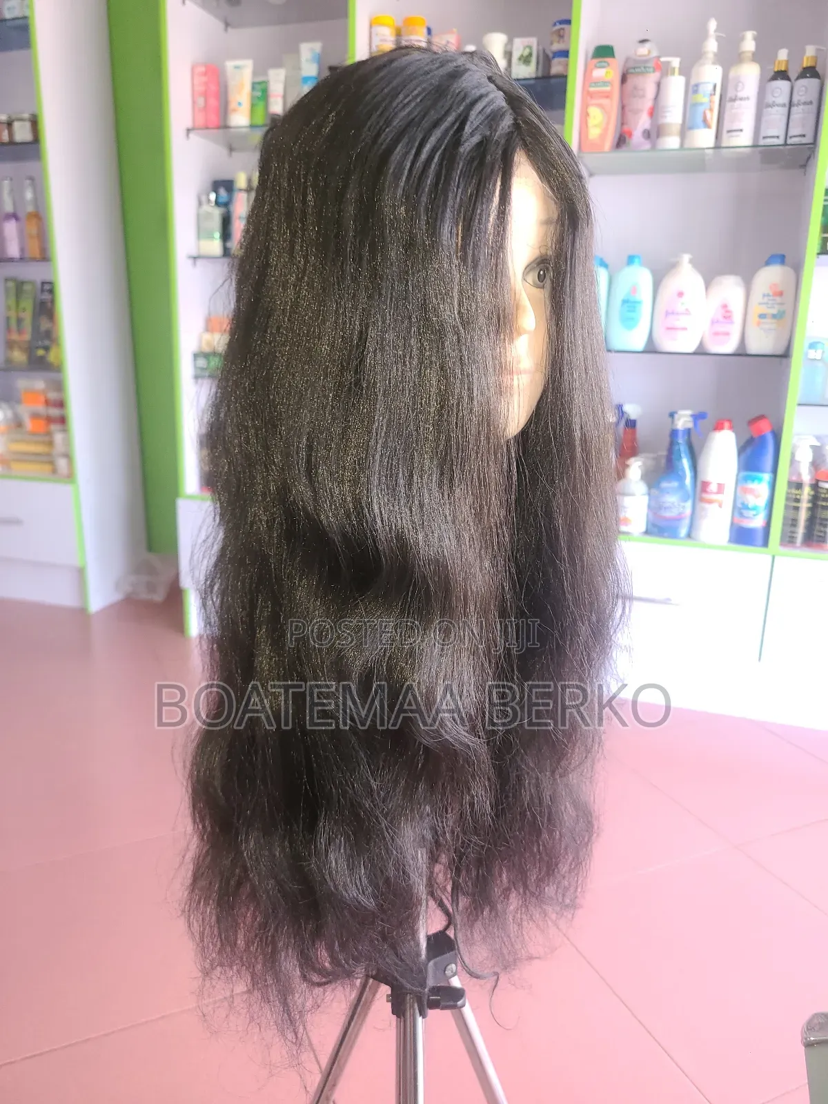 Long Black Wavy Hair