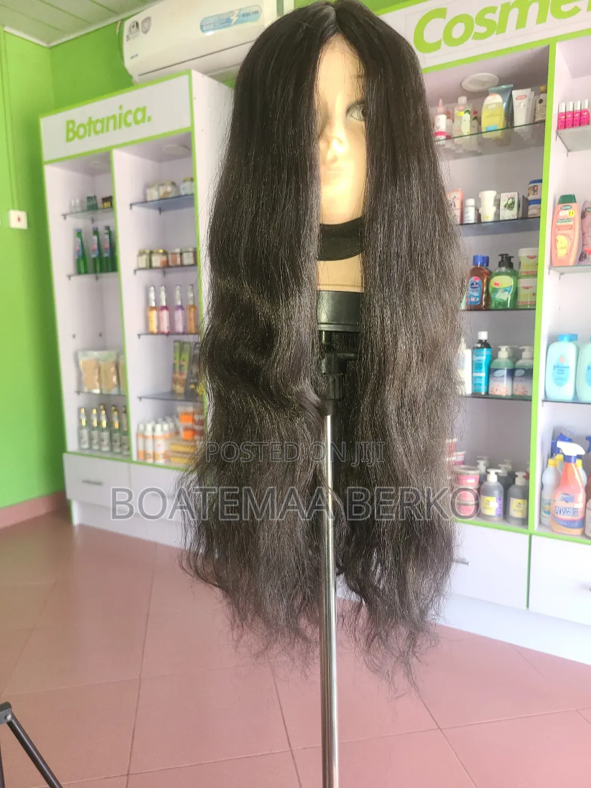 Long Black Wavy Hair