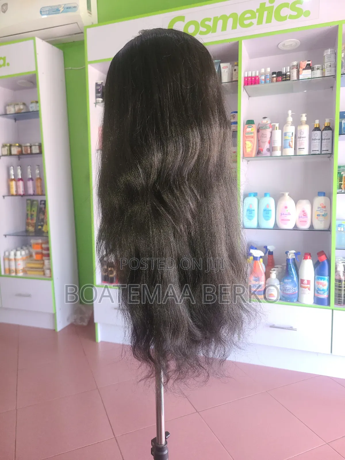 Long Black Wavy Hair