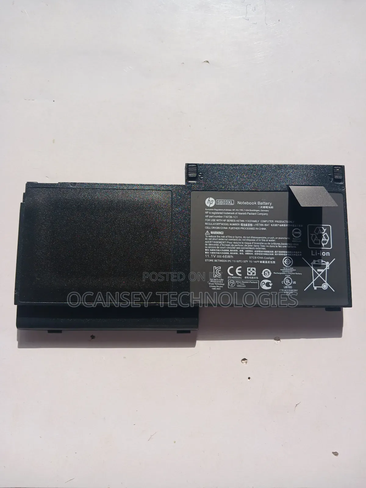 Original Hp Sb03xl Battery For Elitebook 720 725 G2 820 G1g2