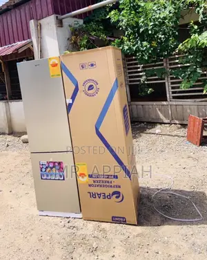 Sealed in Box Pearl Pf 406b-2b Double Door Fridge.