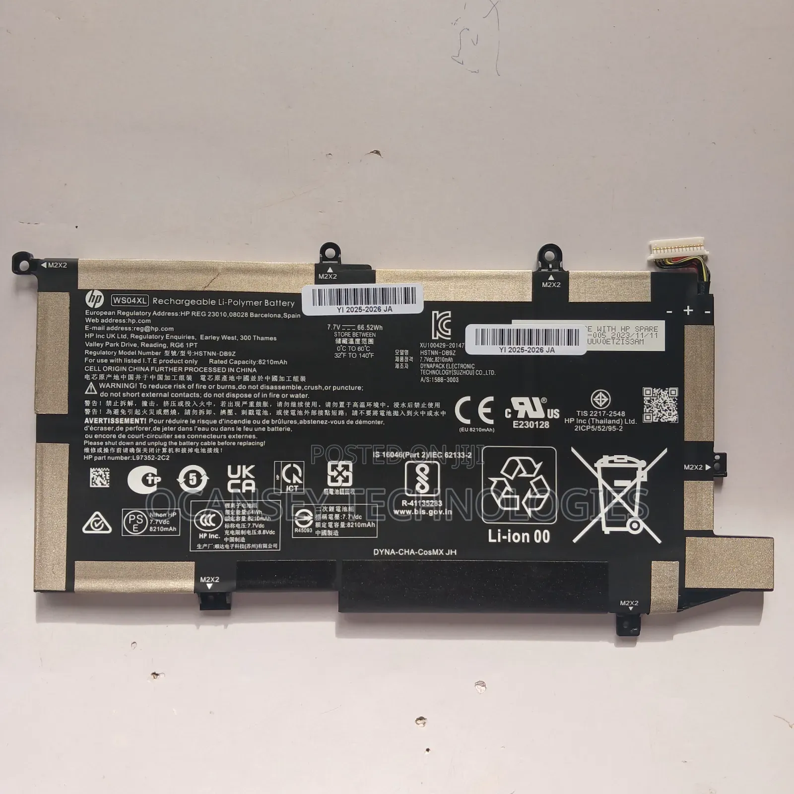 Original Hp Ws04xl Battery For Spectre X360 14t-ea00