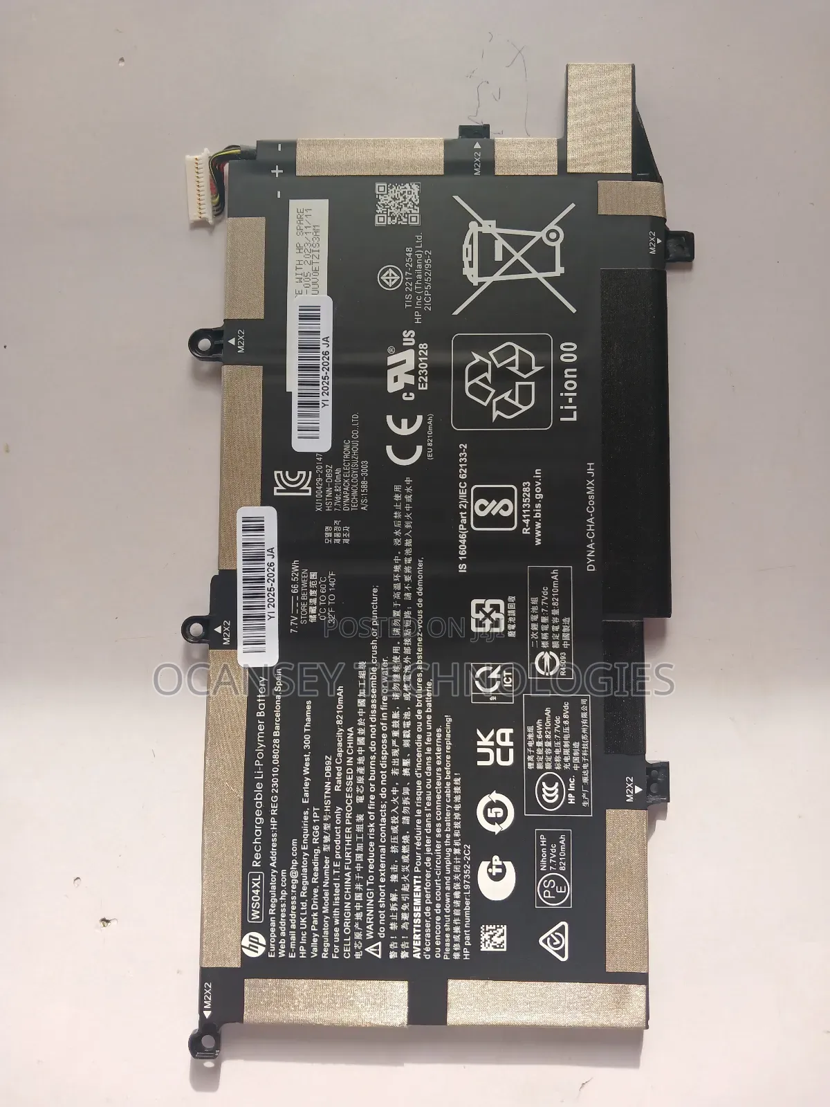 Original Hp Ws04xl Battery For Spectre X360 14t-ea00