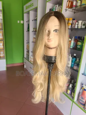 Super Blonde Curled Ends Wig